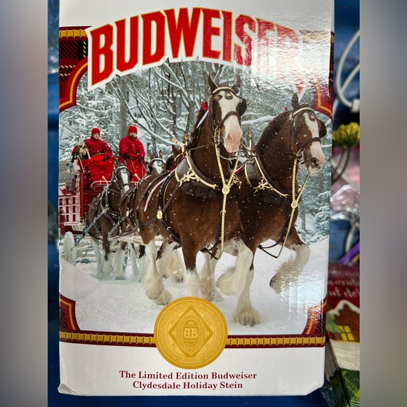 Budweiser “Plaid Holiday” Collectible Mug - Picture 4 of 5